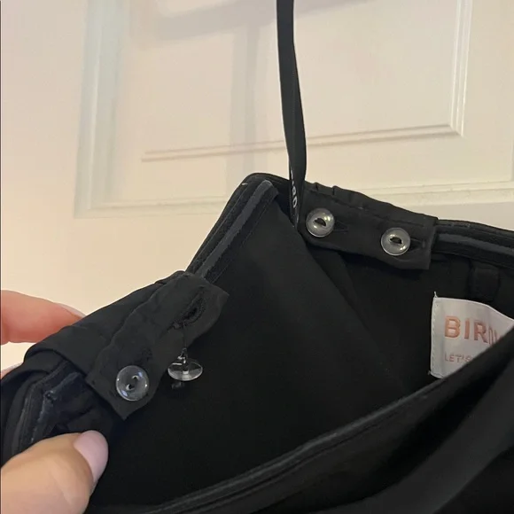 Birdy Grey Mia Matte Satin Off-Shoulder Black Maxi Dress - Picture 4 of 4